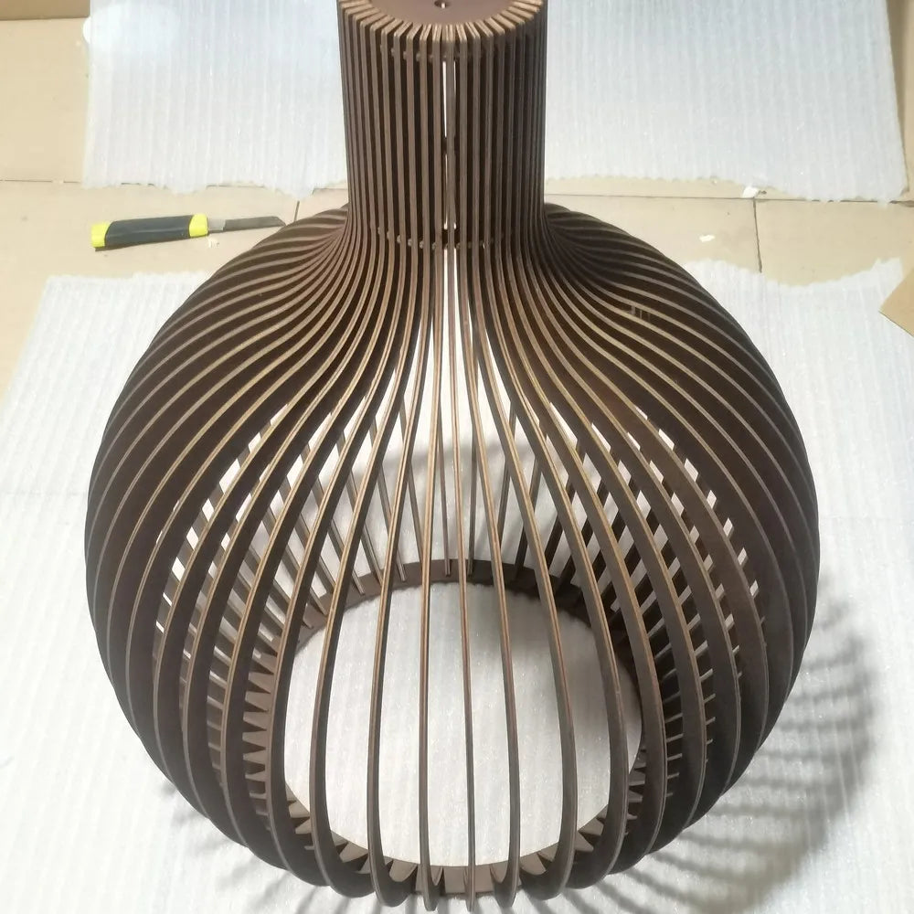 Houten hanglamp Ø35cm Ø45cm Ø55cm | Olivia