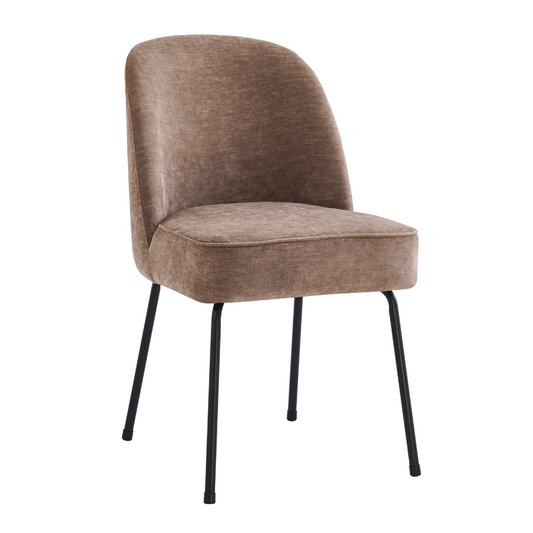 Eetkamerstoel Vero – Velvet Truffel