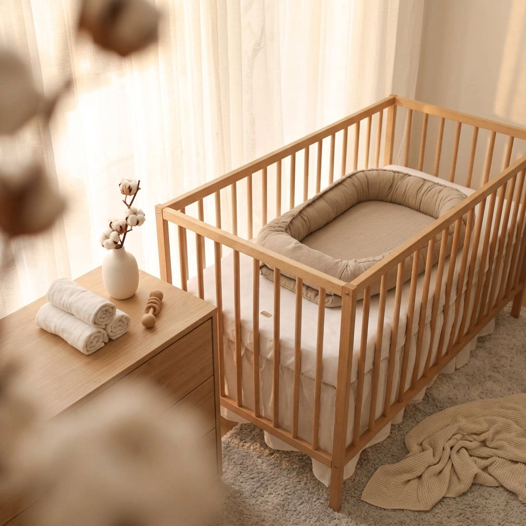 Babyly Zacht Linnen Babynest