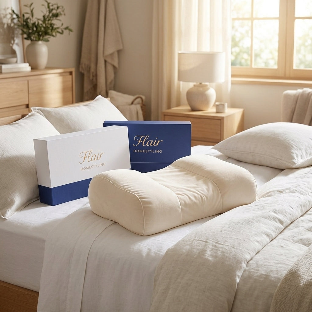 Anti-Rimpel Satijnen Hoofdkussen – Ergonomisch Beauty Sleep Kussen voor Huid & Haar