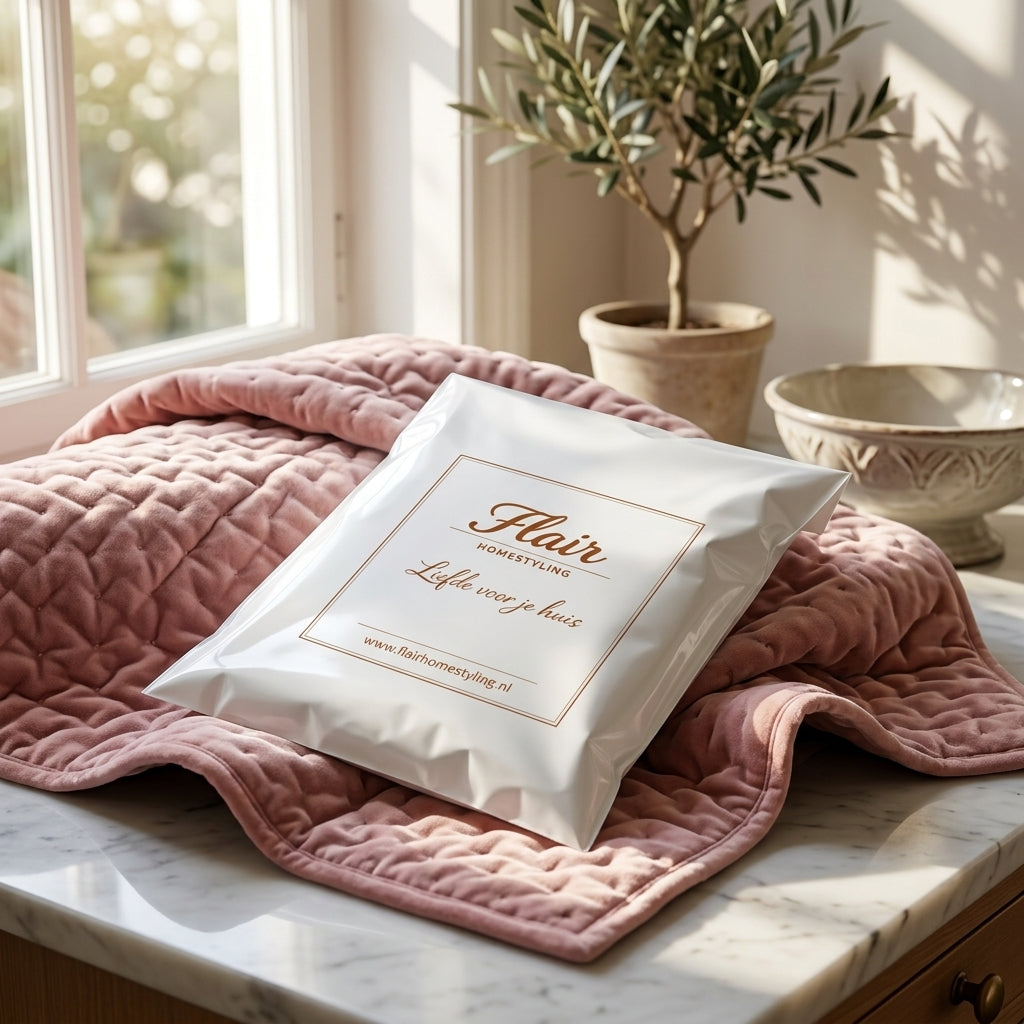 Luxe Premium Gewatteerde Sprei Lichtroze 280x280 cm – Zacht Aanvoelend