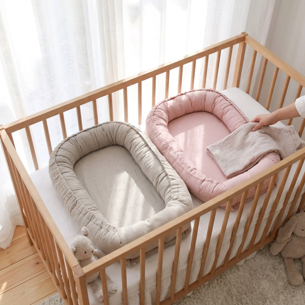 Babyly Zacht Linnen Babynest