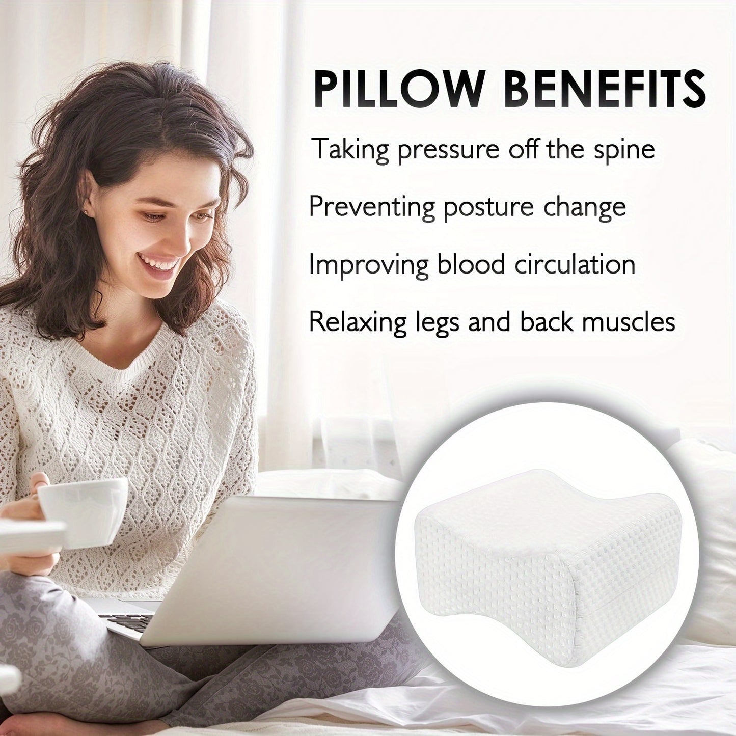 Orthopedisch Kniekussen voor Rugondersteuning