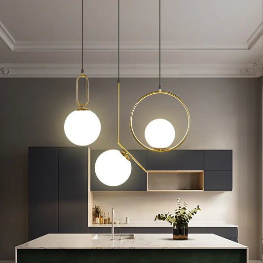 Nordic-Style Minimalist Pendant Light for Bedroom