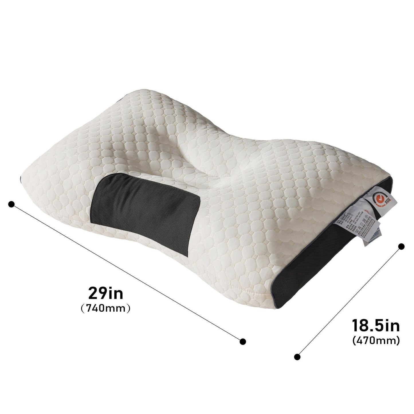 Ergonomisch Verstelbaar Nekkussen met Rits