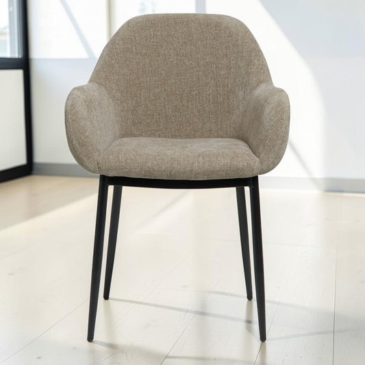 Eetkamerstoel Zara – Stof Taupe