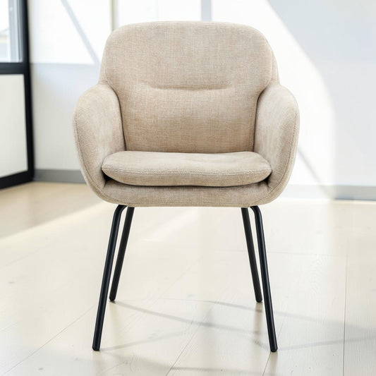 Eetkamerstoel Livia – Naturel Taupe