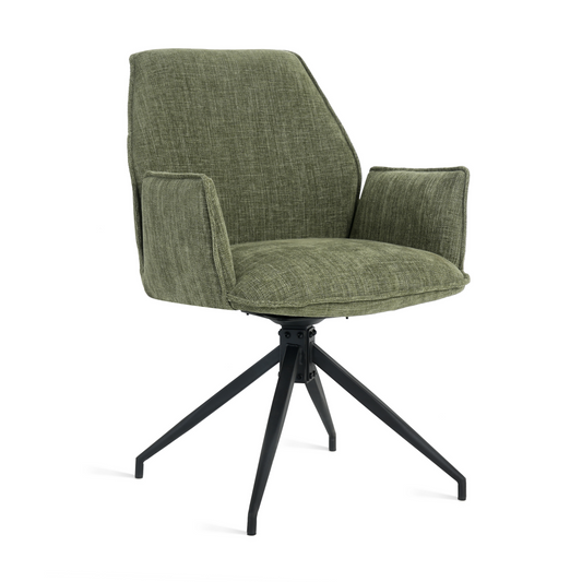 Eetkamerstoel Jill – Stof Groen