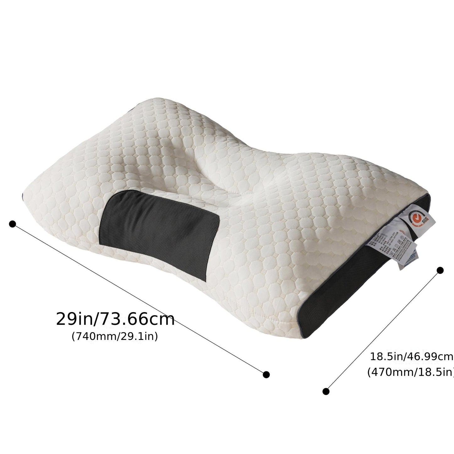 Ergonomisch Verstelbaar Nekkussen met Rits