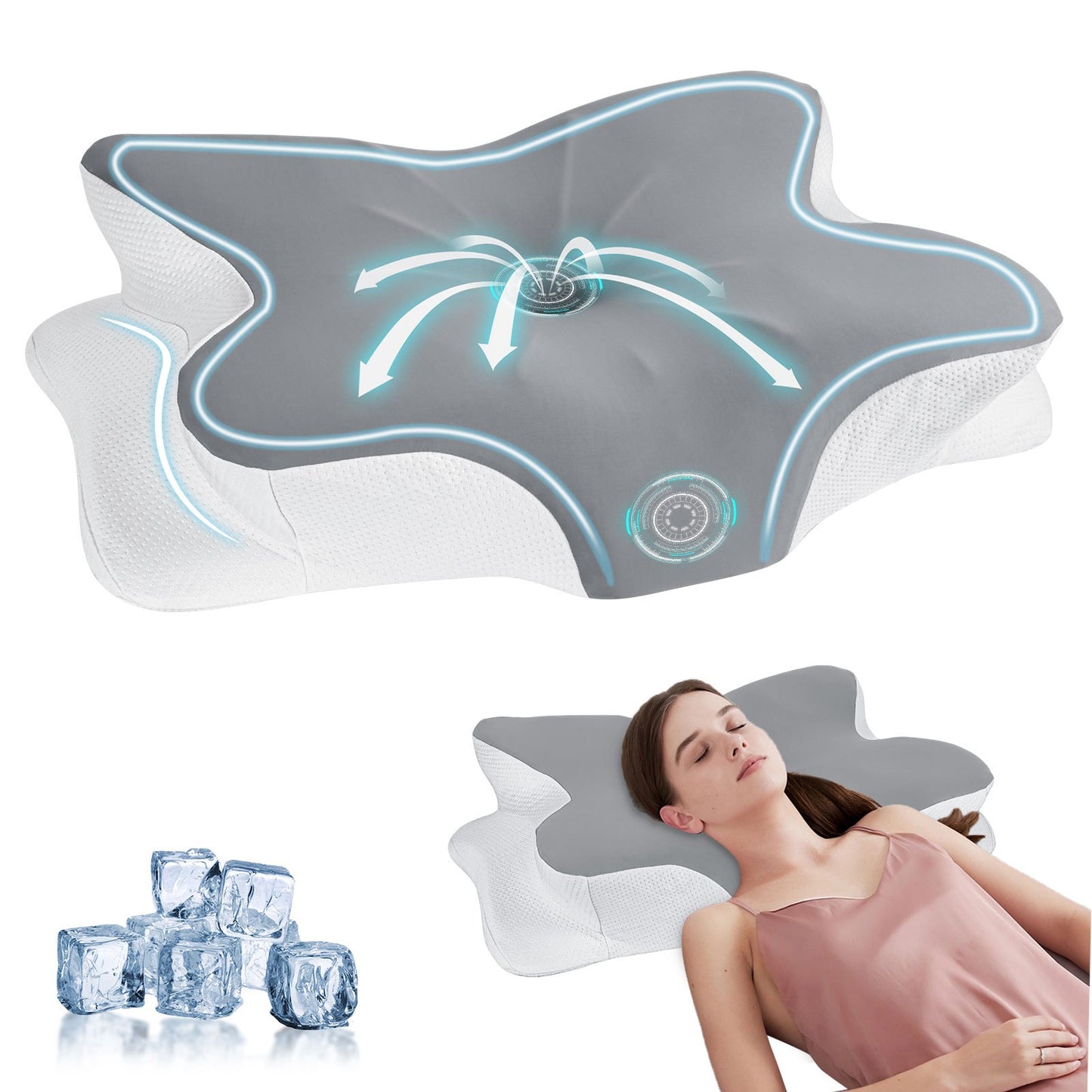 Pijnverlichtend Geheugenschuim Kussen