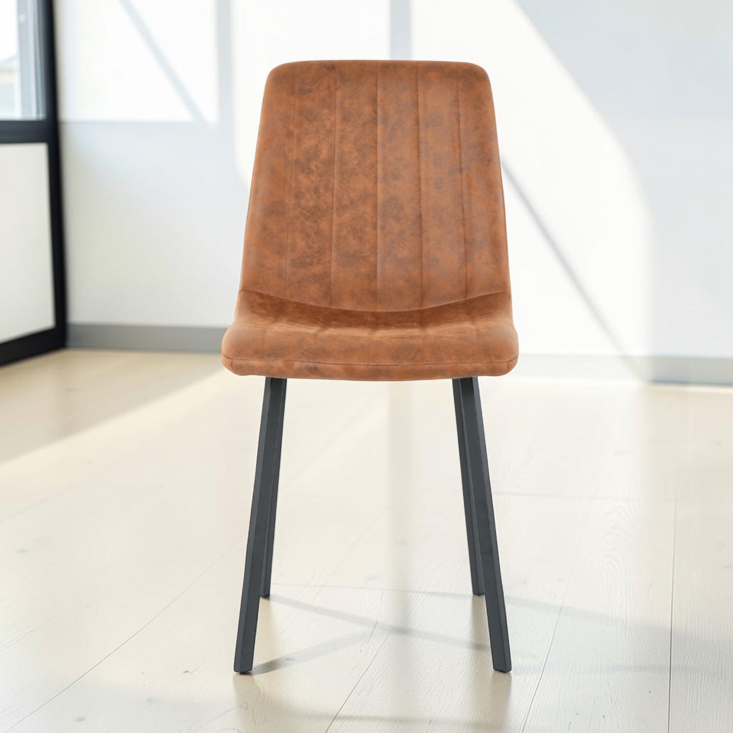 Eetkamerstoel Minsk – Microleder Cognac