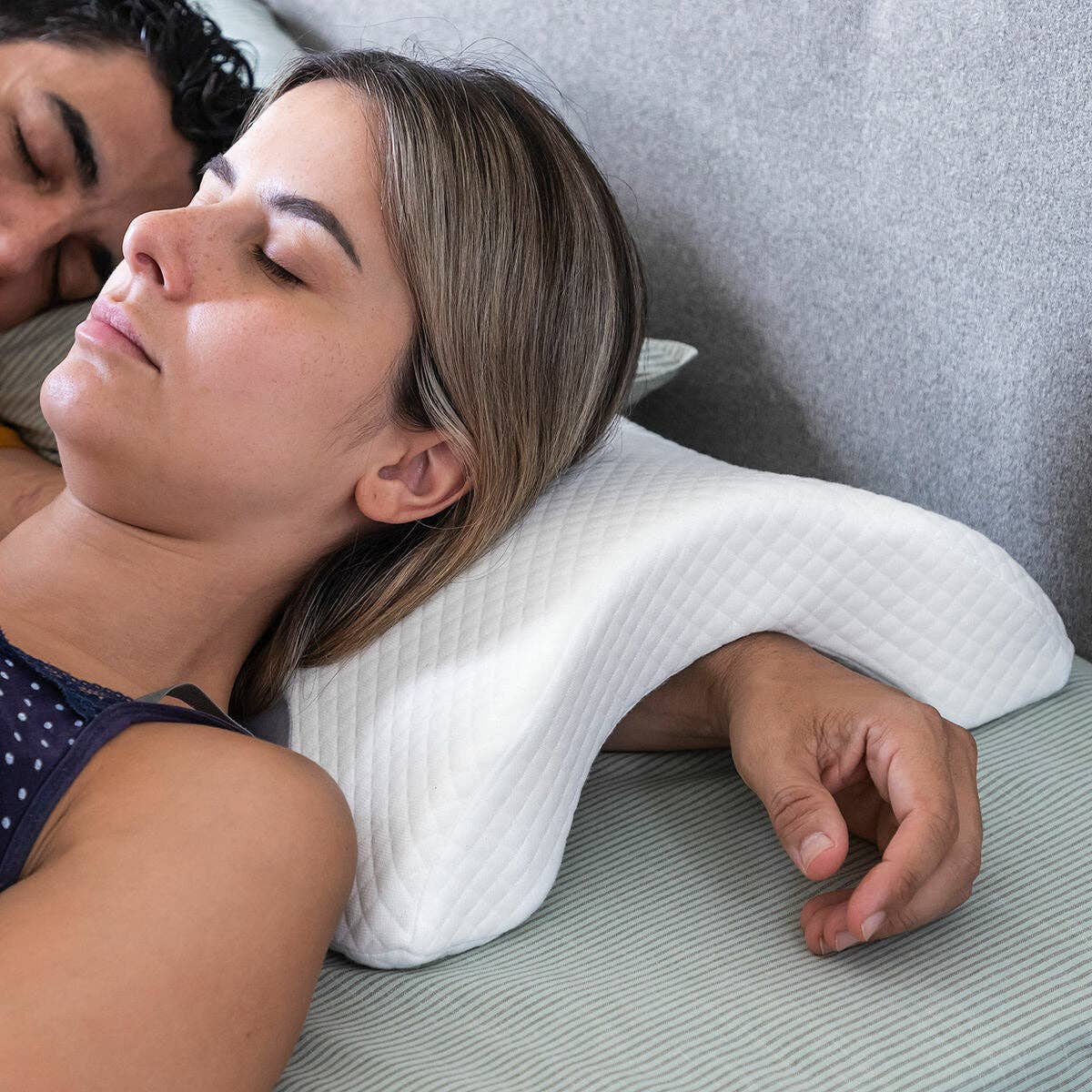 InnovaGoods Cozzy ergonomisch kussen van traagschuim voor koppels