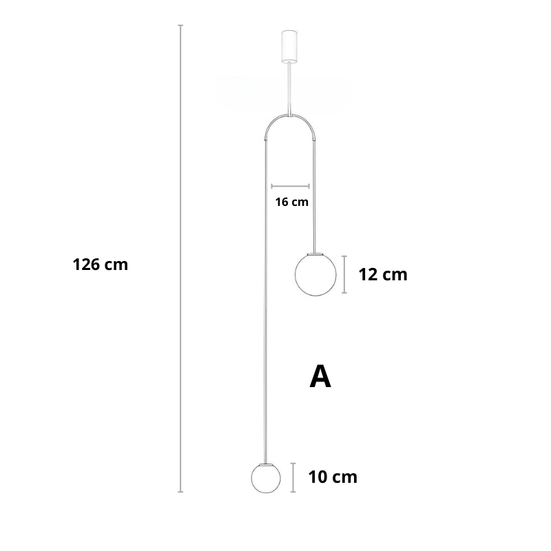 Hanglamp slaapkamer modern-klassiek | Aurum