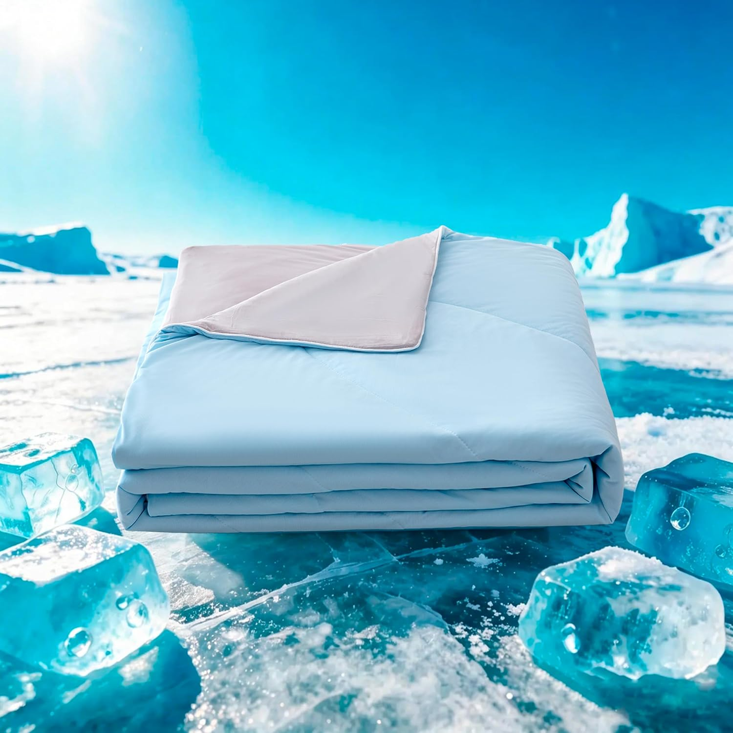 Bedsure Comforter dekbedvulling - gewatteerd dekbed maat Queen, vierseizoenen dekbed, GentleSoft donsalternatief beddengoeddeken, met 8 lipjes, cadeau voor vrouwen/mannen, wit, Queen 88 x 88 inch