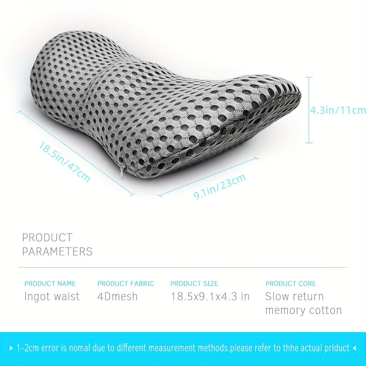 Ergonomisch Lendekussen van Memory Foam