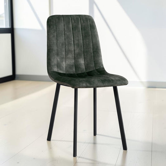 Eetkamerstoel Minsk – Velvet Groen