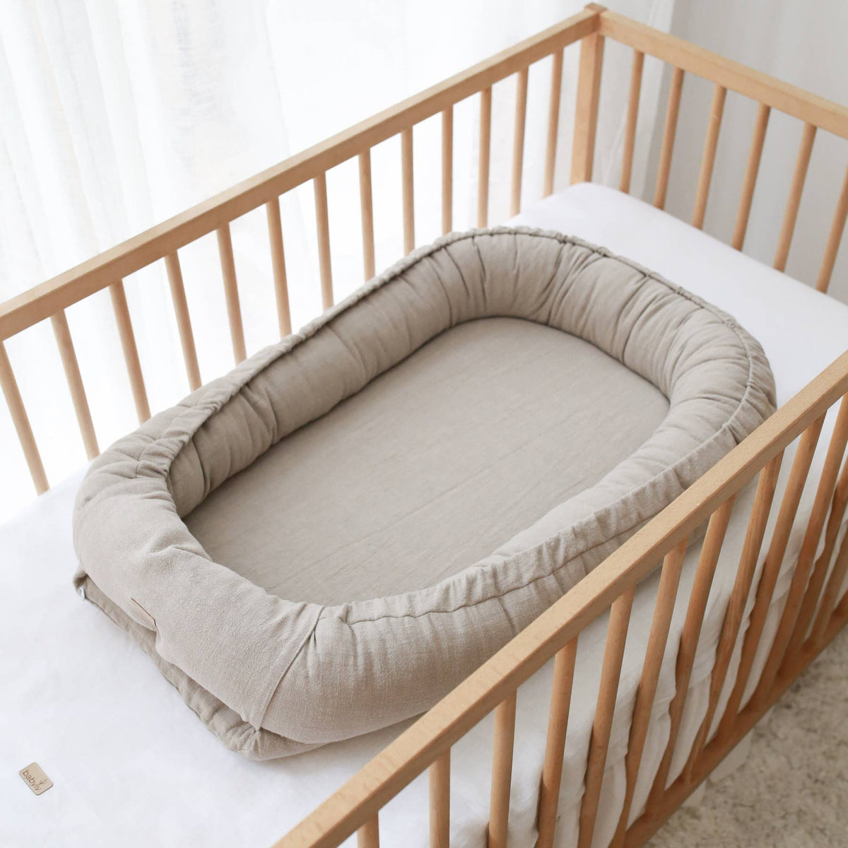 Babyly Zacht Linnen Babynest