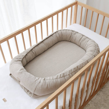 Babyly Zacht Linnen Babynest