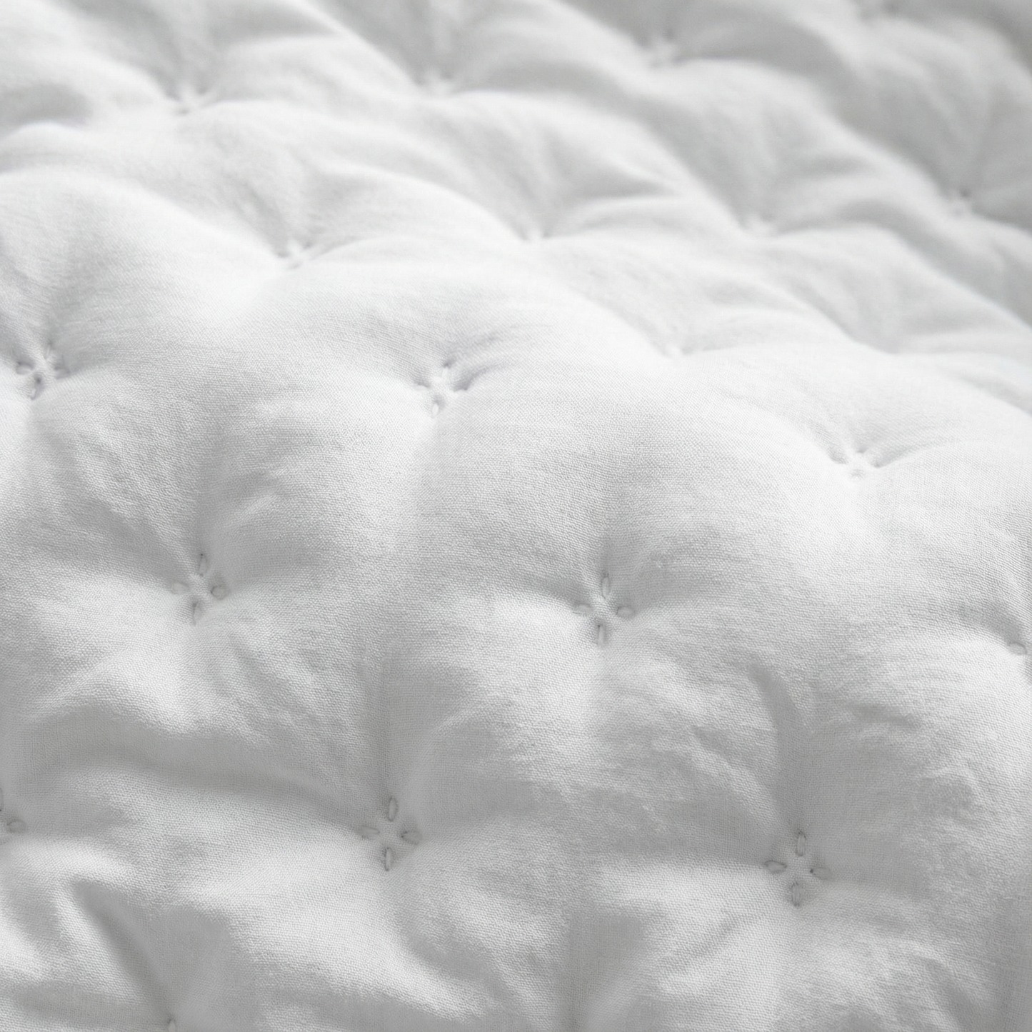 Luxe Premium Gewatteerde Sprei Wit 280x280 cm – Zacht Aanvoelend