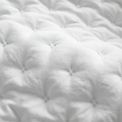 Luxe Premium Gewatteerde Sprei Wit 280x280 cm – Zacht Aanvoelend