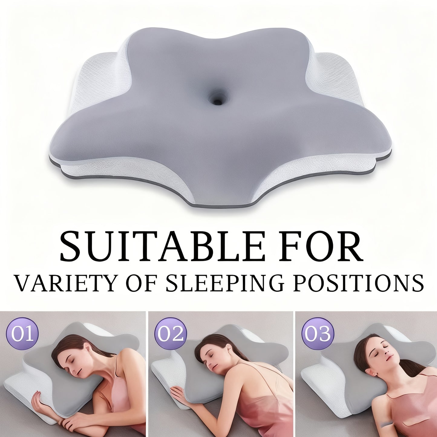 Ergonomisch Kussen voor Nekpijn