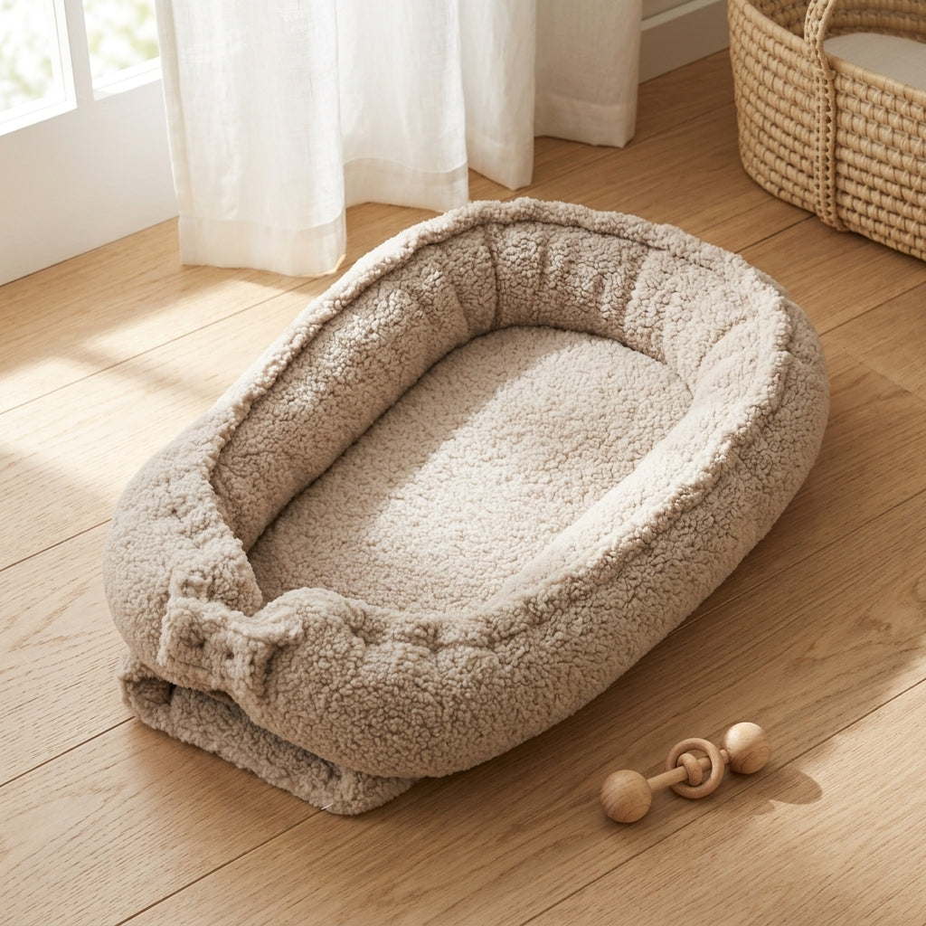Babyly Teddy Babynest – Zacht & Knuffelig