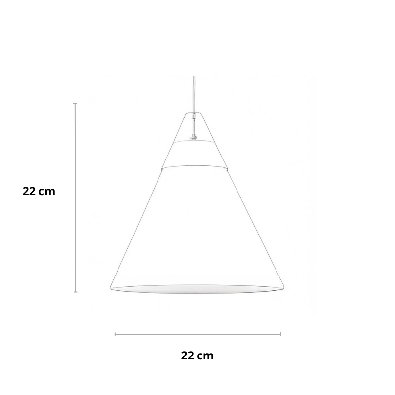 Scandinavische hanglamp met hout accent | Dånsk