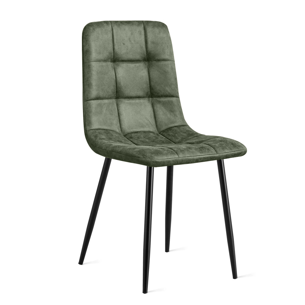Eetkamerstoel Yerevan – Microleder Groen