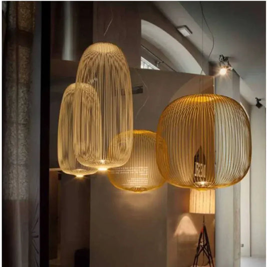 Hanglamp met metalen spaken | Luxara