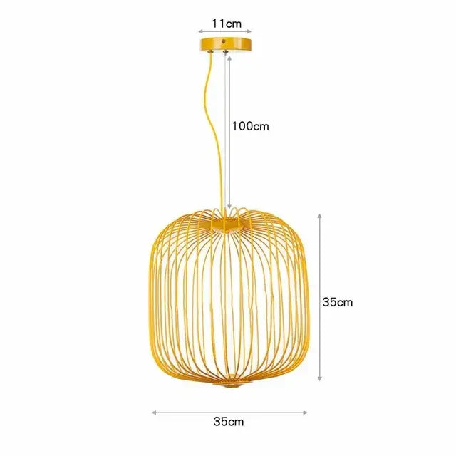 Hanglamp met metalen spaken | Luxara