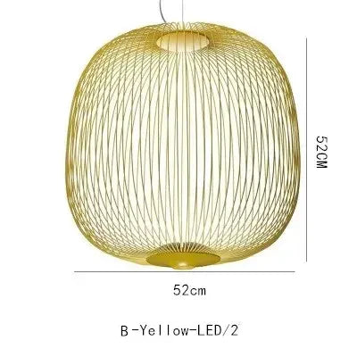 Hanglamp met metalen spaken | Luxara
