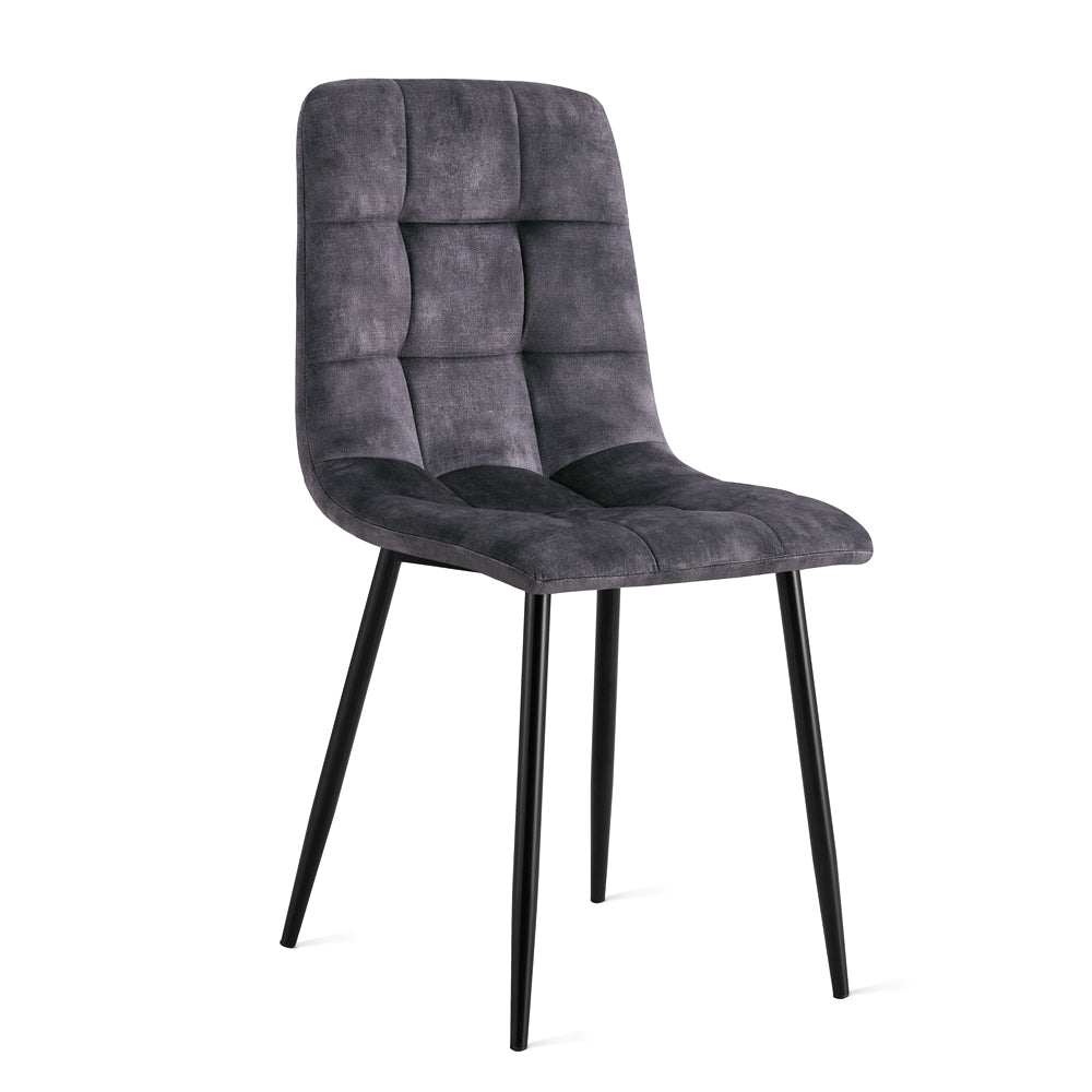 Eetkamerstoel Yerevan – Velvet Antraciet