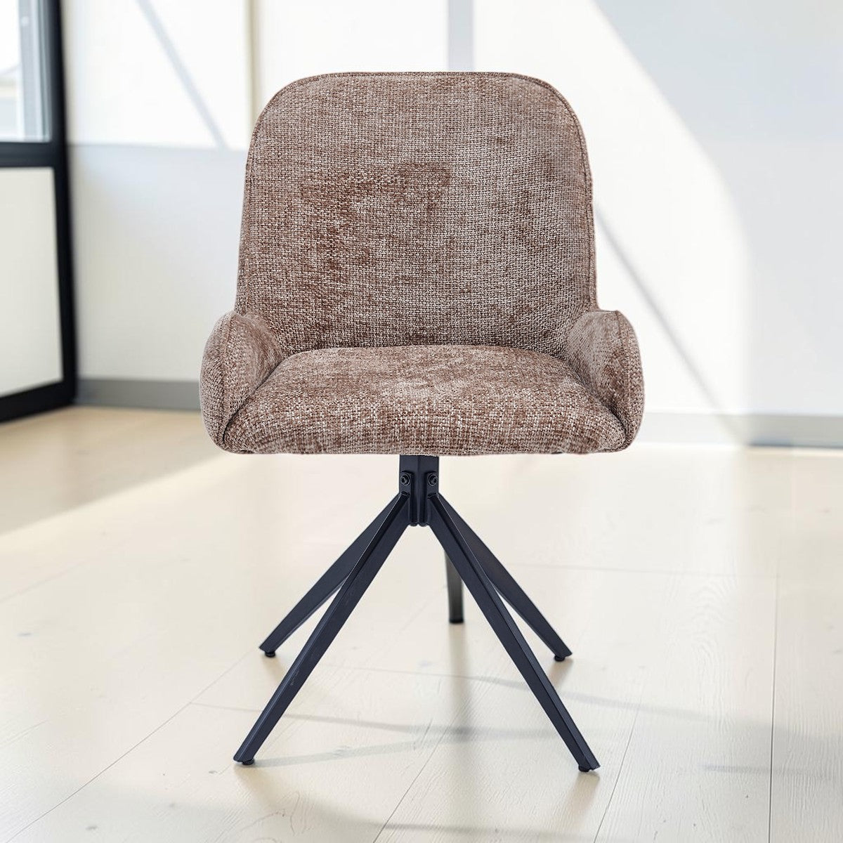 Eetkamerstoel Lily – Stof Taupe
