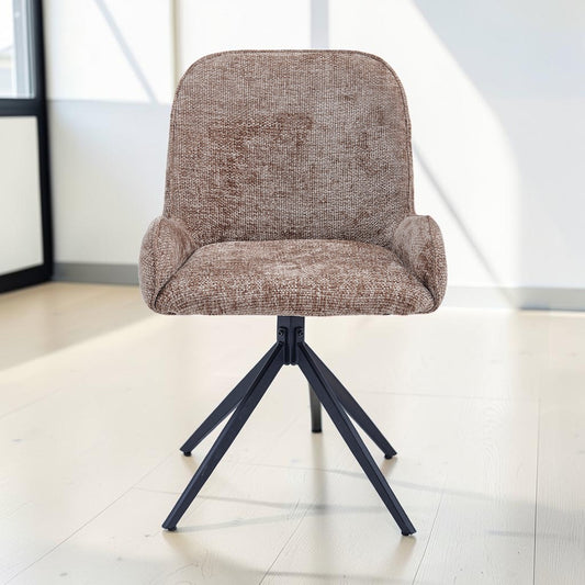 Eetkamerstoel Lily – Stof Taupe