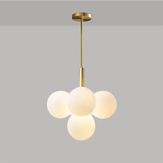 Hanglamp bollen in goud, zilver en zwart 5-delig 13-delig | Convexum