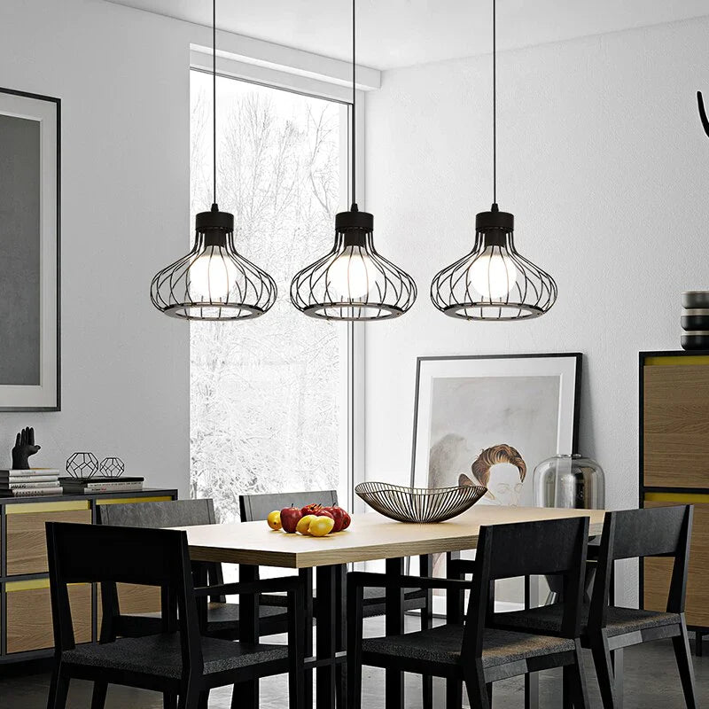 Industriële hanglamp zwart | Luminara