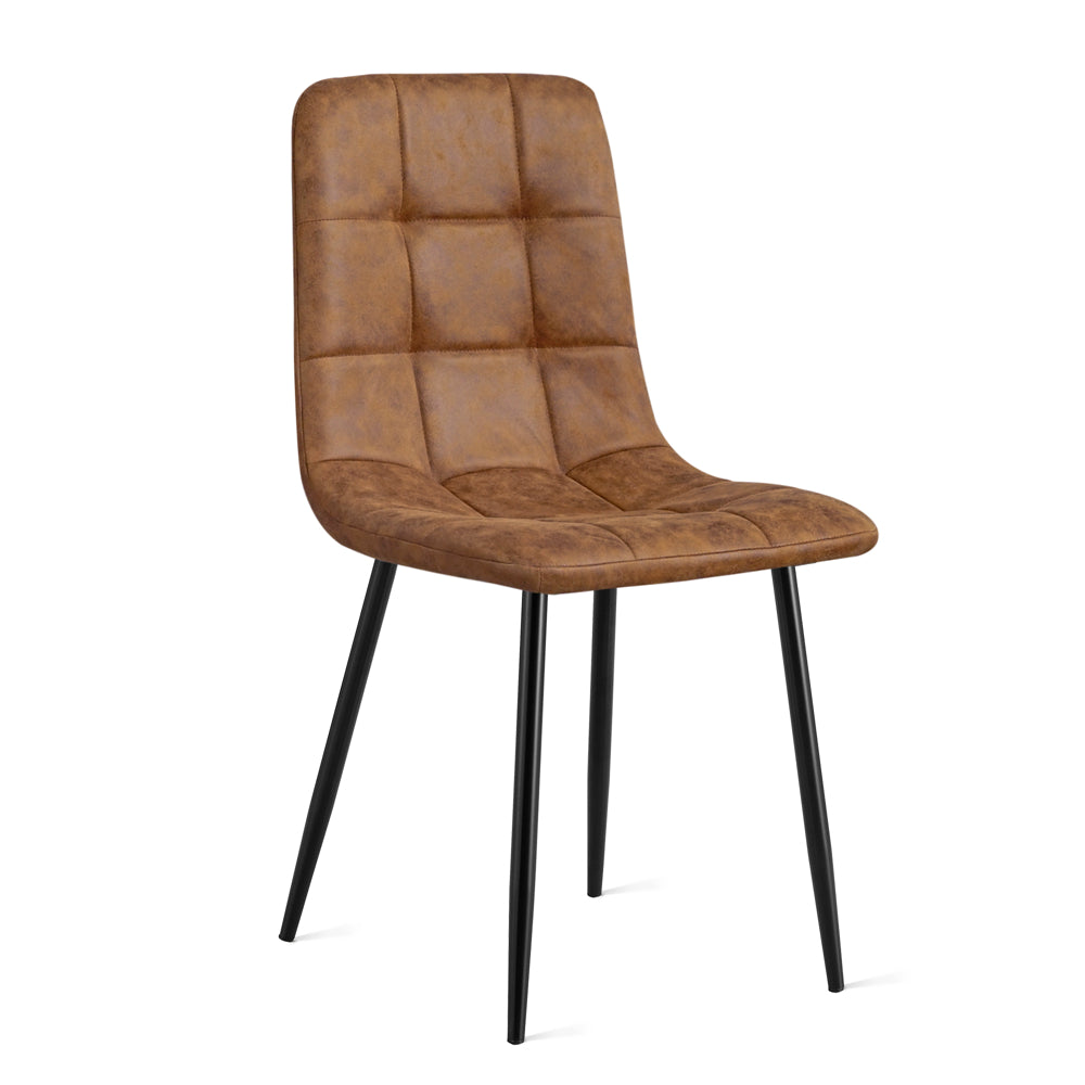 Eetkamerstoel Yerevan – Microleder Cognac