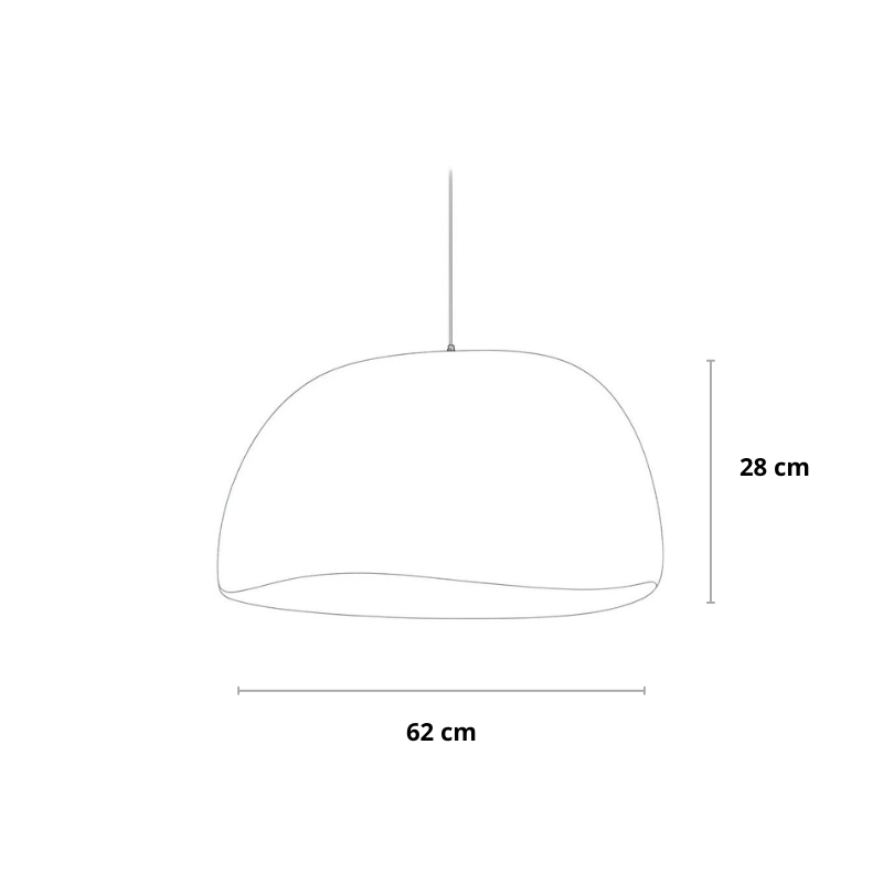 Wabi Sabi hanglamp, Wit | Japandi