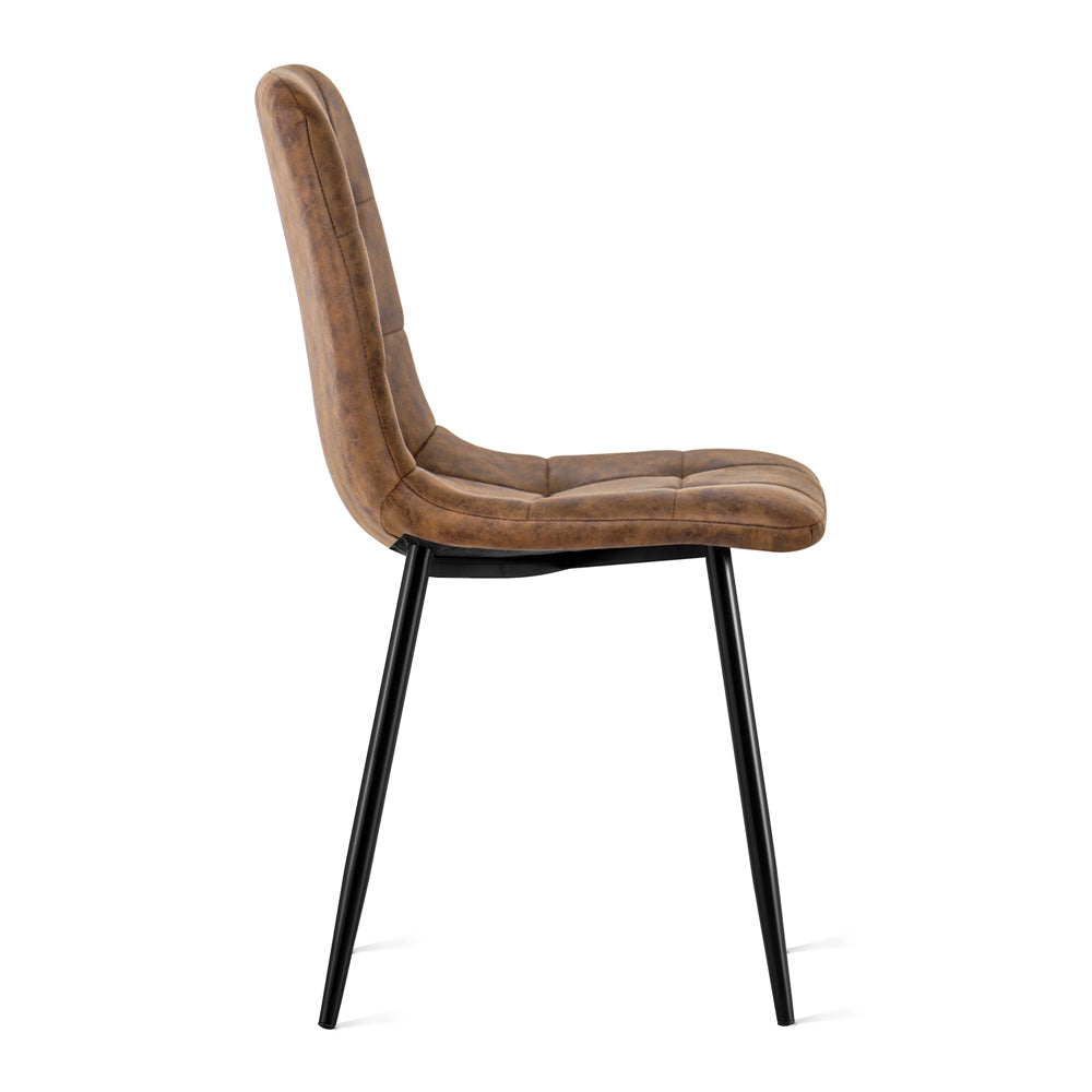Eetkamerstoel Yerevan – Microleder Cognac