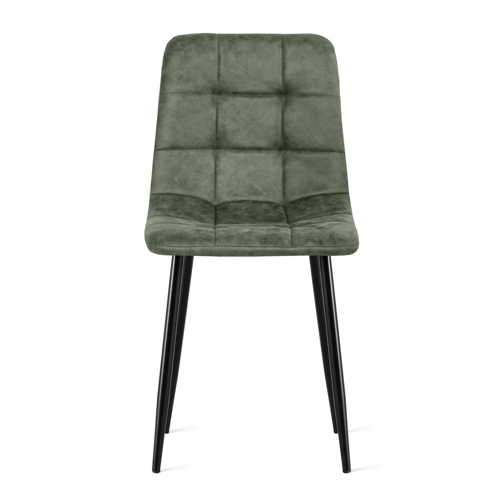 Eetkamerstoel Yerevan – Microleder Groen