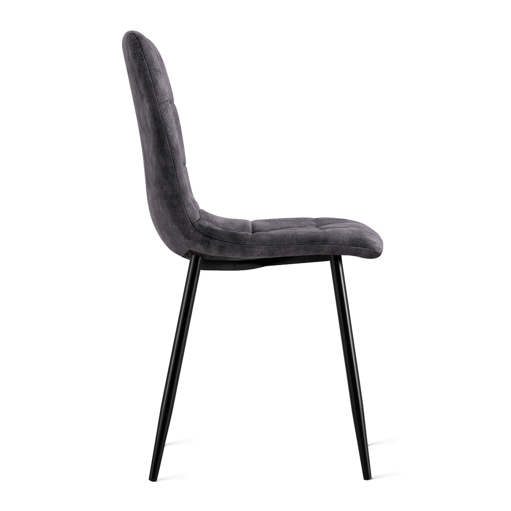 Eetkamerstoel Yerevan – Velvet Antraciet