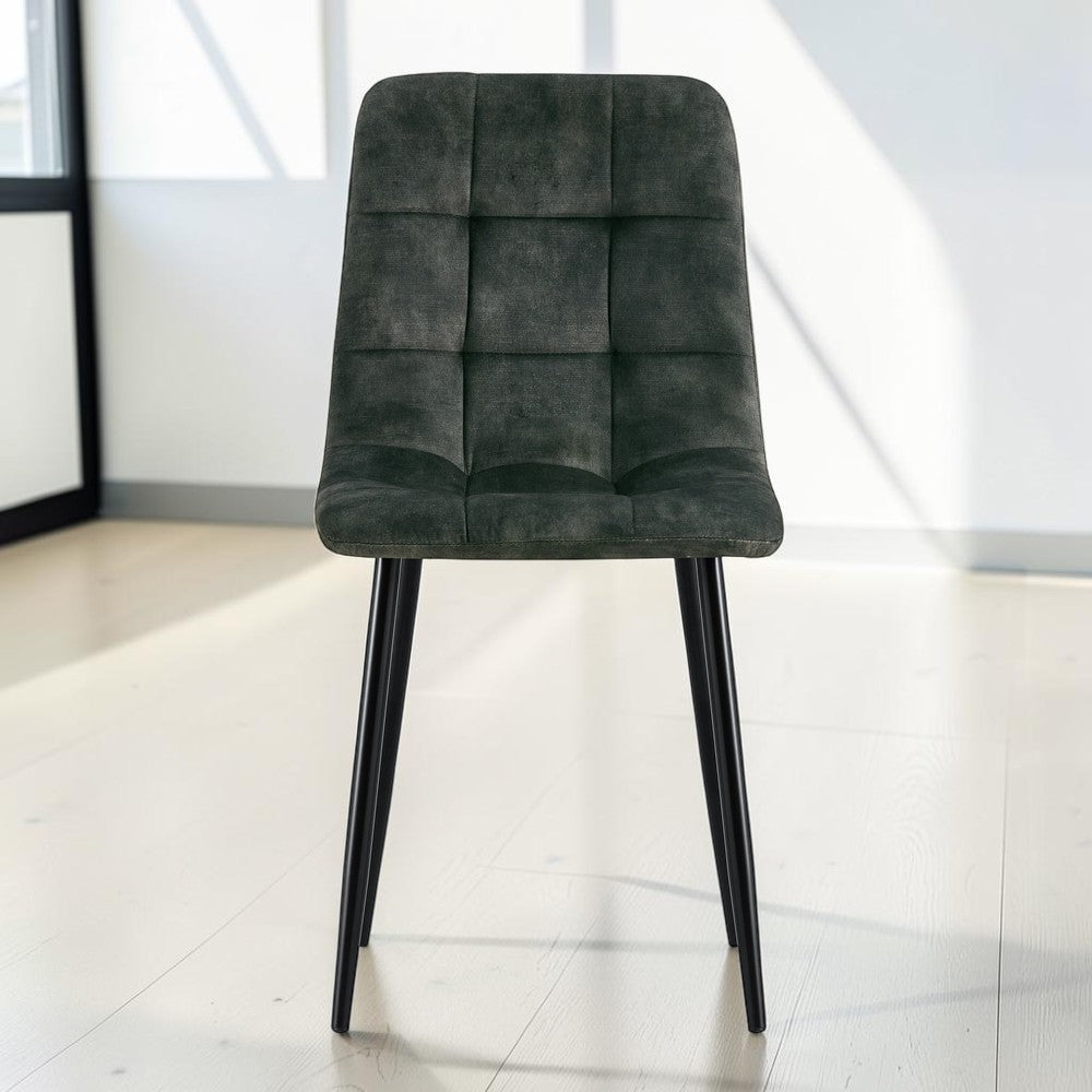 Eetkamerstoel Yerevan – Velvet Groen