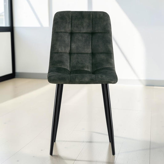 Eetkamerstoel Yerevan – Velvet Groen