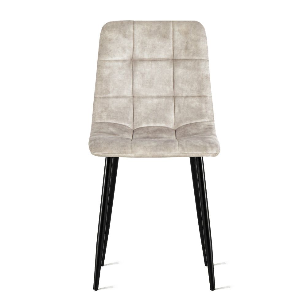 Eetkamerstoel Yerevan – Velvet Taupe