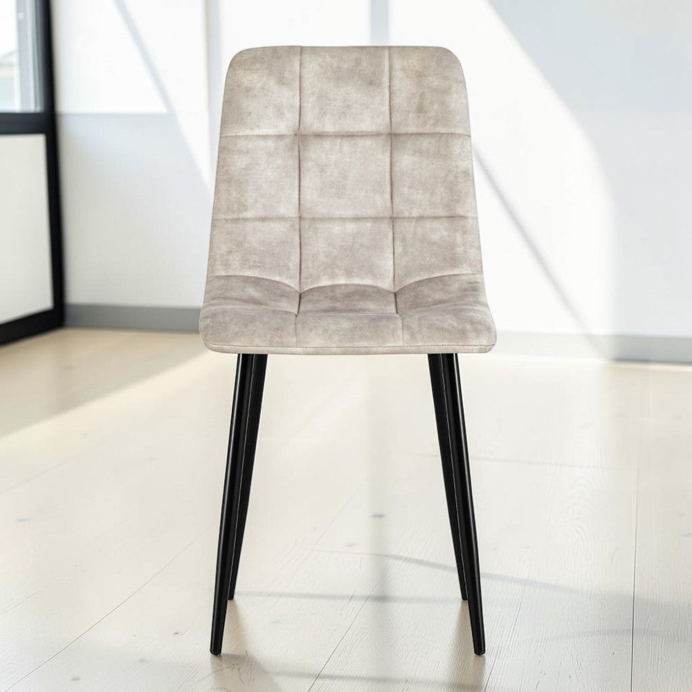 Eetkamerstoel Yerevan – Velvet Taupe