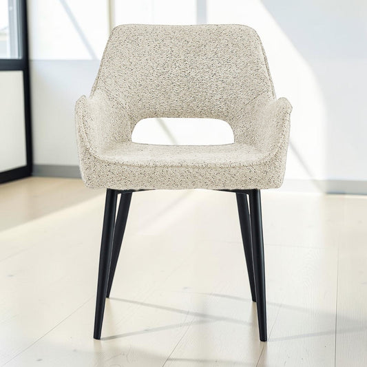 Eetkamerstoel Ray – Stof Beige