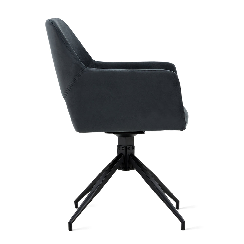 Eetkamerstoel Tess – Velvet Antraciet