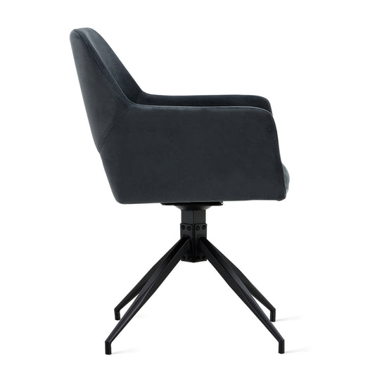 Eetkamerstoel Tess – Velvet Antraciet