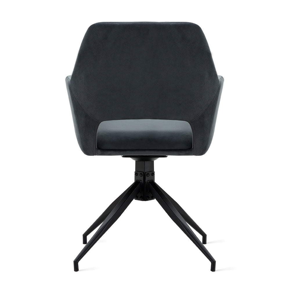 Eetkamerstoel Tess – Velvet Antraciet
