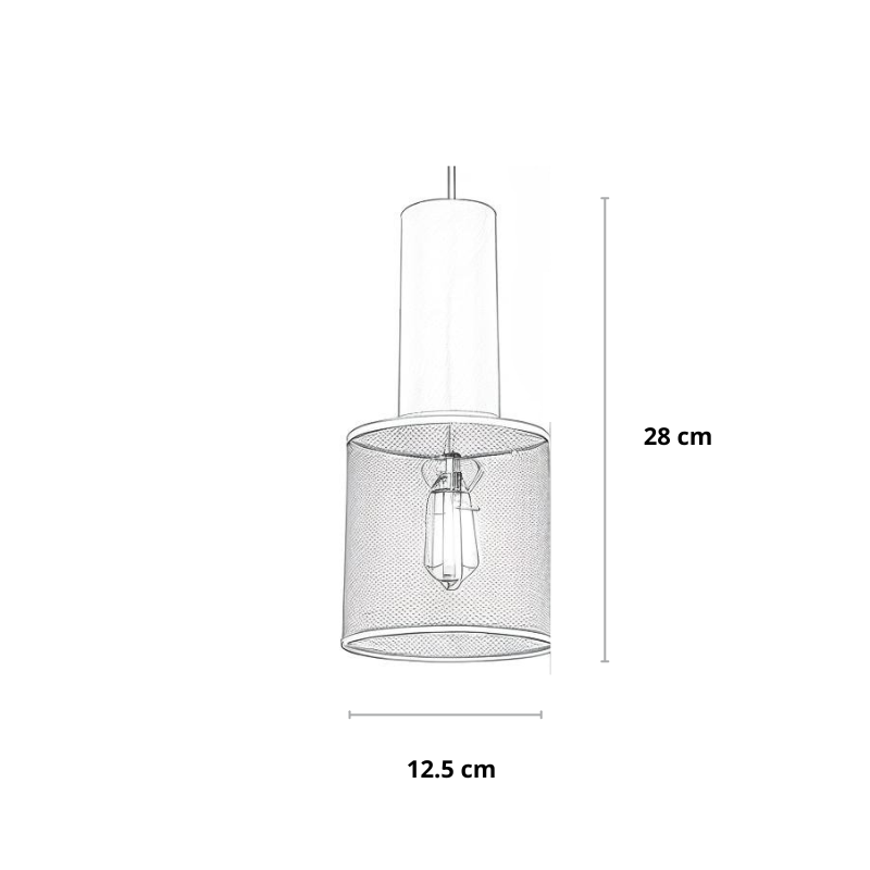 Hanglamp industrieel met betonlook | Spatium